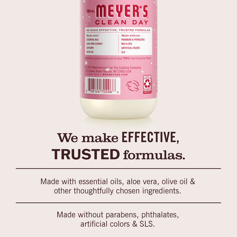 Mrs. Meyer's Peppermint Liquid Hand Soap 3-count Bundle 