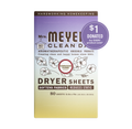 mrs meyers scented dryer sheets compassion flower back label